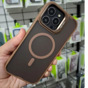 Apple İphone 16 Pro Max Lens Koruma Hediyeli magsafe Çöl Titanyum Kılıf