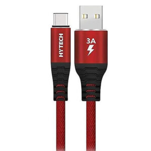Hytech HY-X410 1m 3A Type-C to USB Data ve Şarj Kablosu Hasır Type-c Kablo