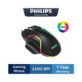 Philips SPK9525 Kablolu Optik Oyuncu Mouse 2400DPI Rgb Aydınlatma Efekti.