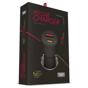 Powerway Cc40 40w Hızlı Şarj - Usb Ve Pd Çıkışlı Araç Şarj Aleti Çakmaklık Qc 4.0